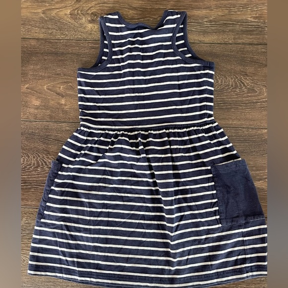 Hanna Andersson Navy Blue Stripe Sundress Size 120 US 6-7 - Picture 2 of 2